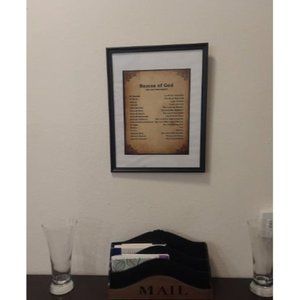 Names Of God -Christian Wall Art Decor, Inspirational Bible Verse Wall Art Print